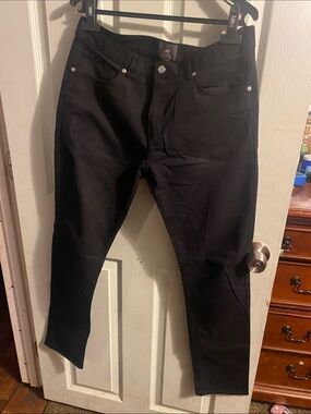 H&M Men's Black Slim Straight Jeans - Classic Five-Pocket